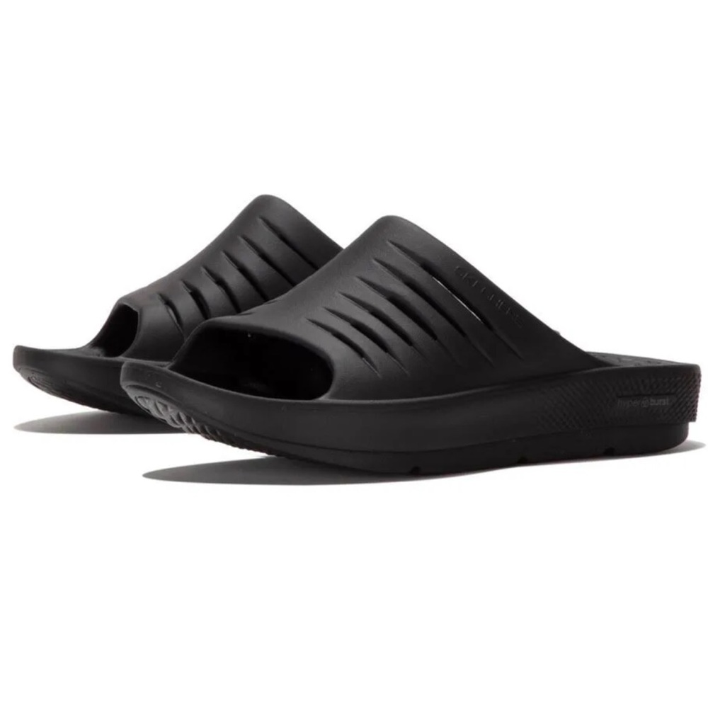 Skechers Go Recover Refresh Black Sandals Size 11